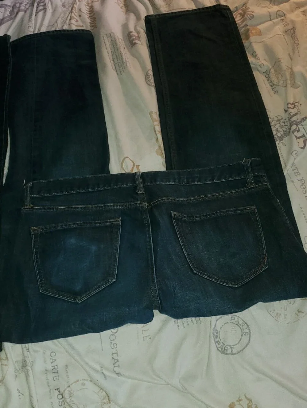 2PAIR OF Banana Republic STRAIGHT AND VINTAGE STRAIGHT LEG JEANS. SIZE 35×34.